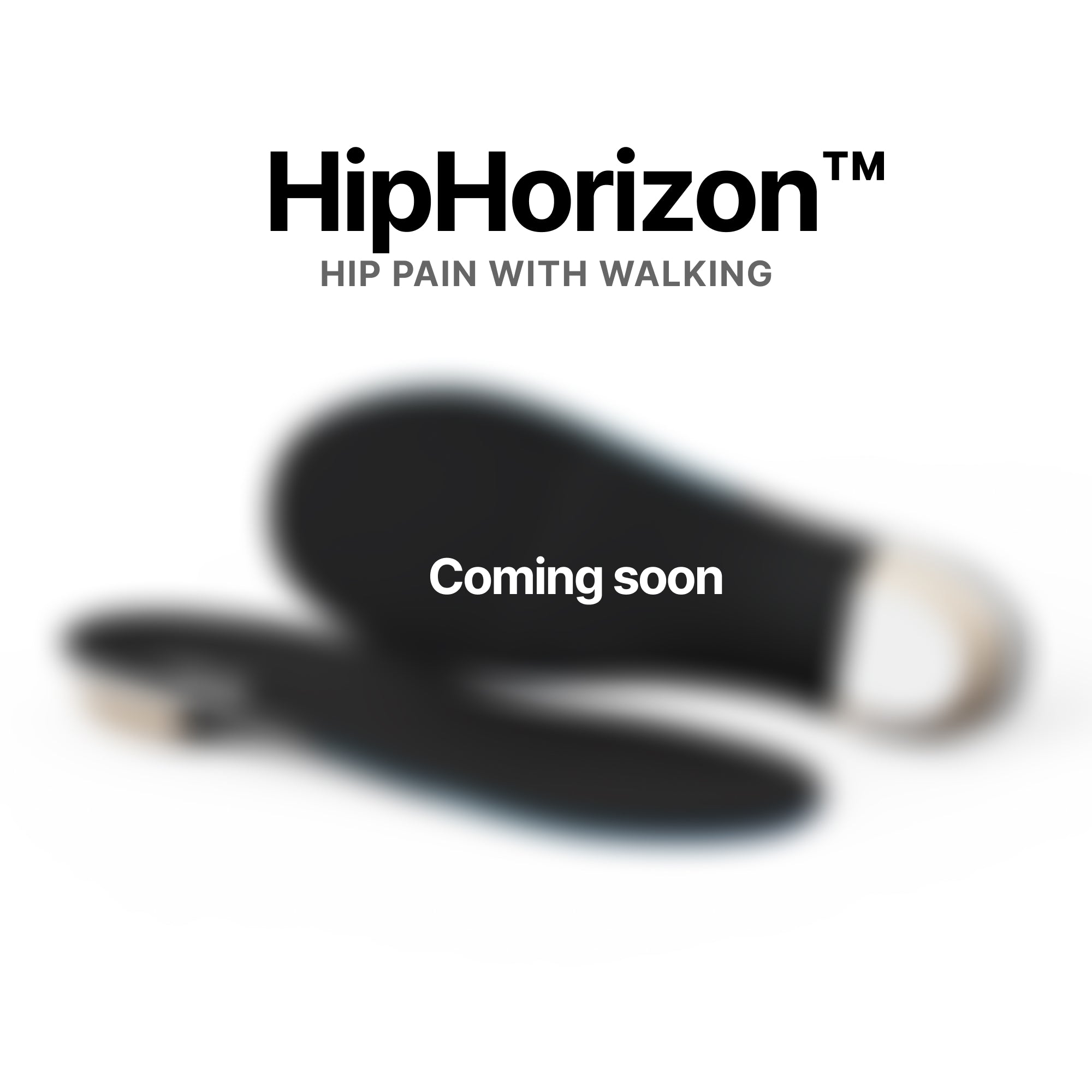 Hip Pain, Stride Asymmetry, Sneakers, HipHorizon™
