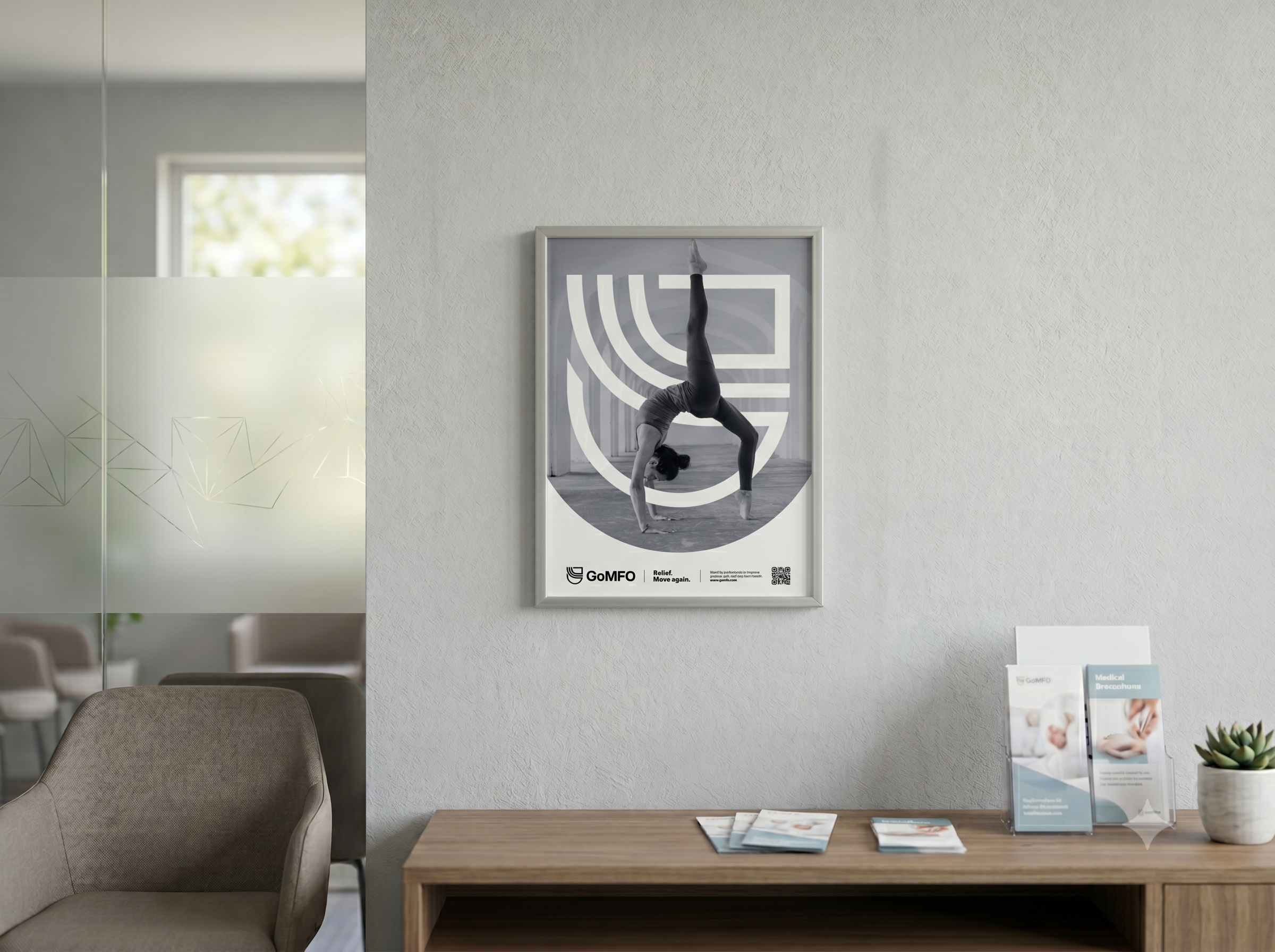 GoMFO Clinic Poster — Relief. Move Again. (Movement)