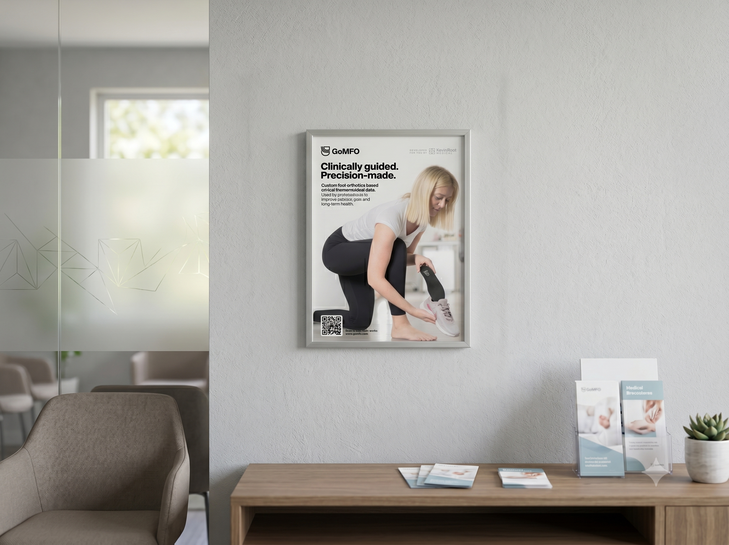 GoMFO Clinic Poster — Clinically Guided. Precision-Made.