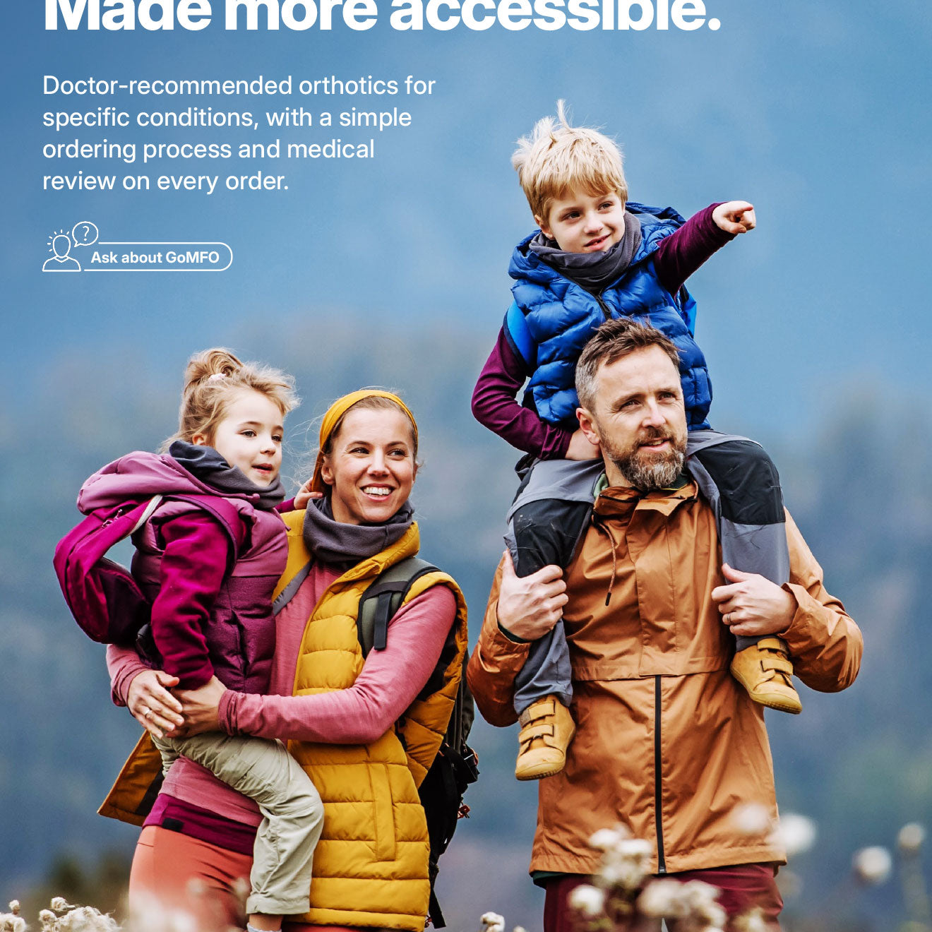 Personalized Support (Family Outdoors)