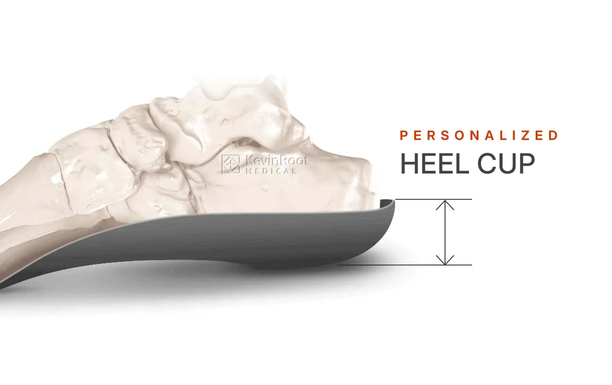 Deep personalized heel cup